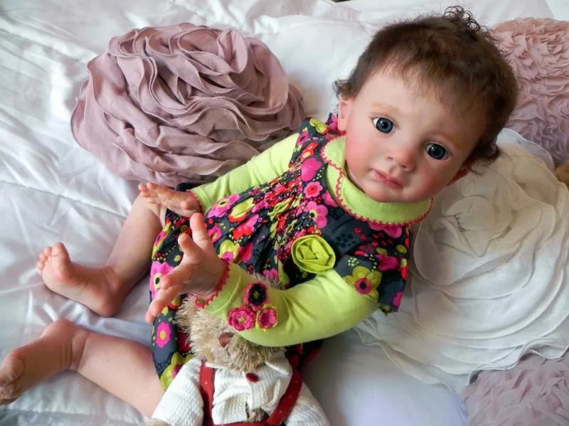 Instock 60 см около 24 дюймов DIY Reborn Baby Комплект для малышей изготовлен из безопасного силикона винил горячие детские игрушки милые Reborn Bonecas наборы