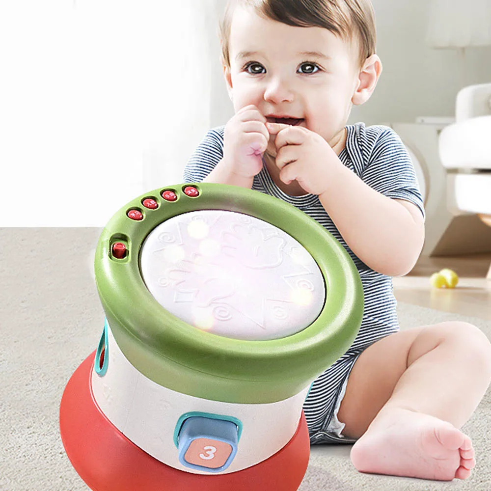 Музыкальный инструмент игрушка для малышей раннее обучение ручной барабан