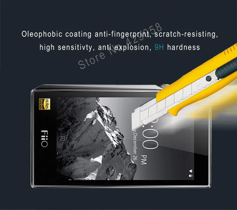 Защитная пленка из закаленного стекла для FIIO X5III|Защитные стёкла и плёнки