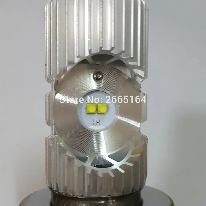 Безвентиляторный HS1 H4 светодиодный фонарь для мотоцикла Honda Suzuki Yamaha Kawasaki Vespa