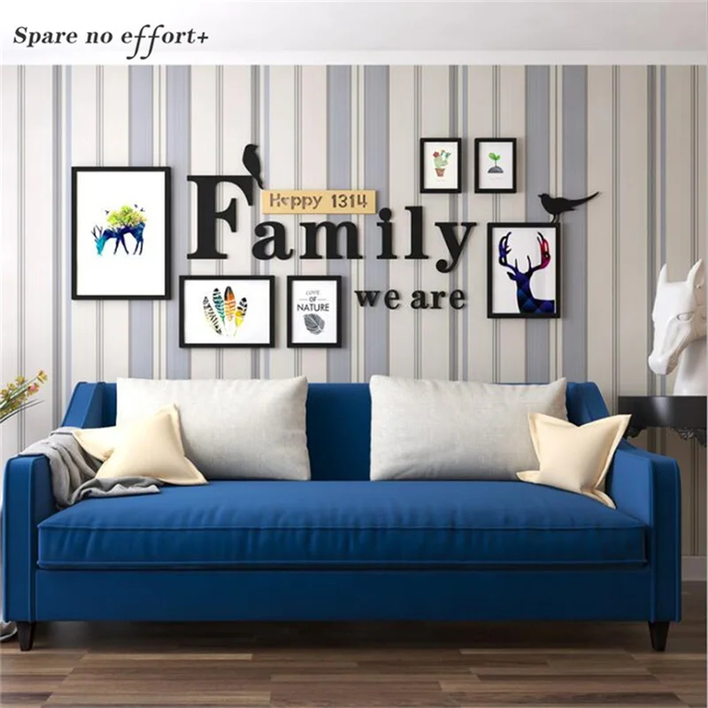 Европейская семейная фоторамка в комплекте большая Свадебная настенные