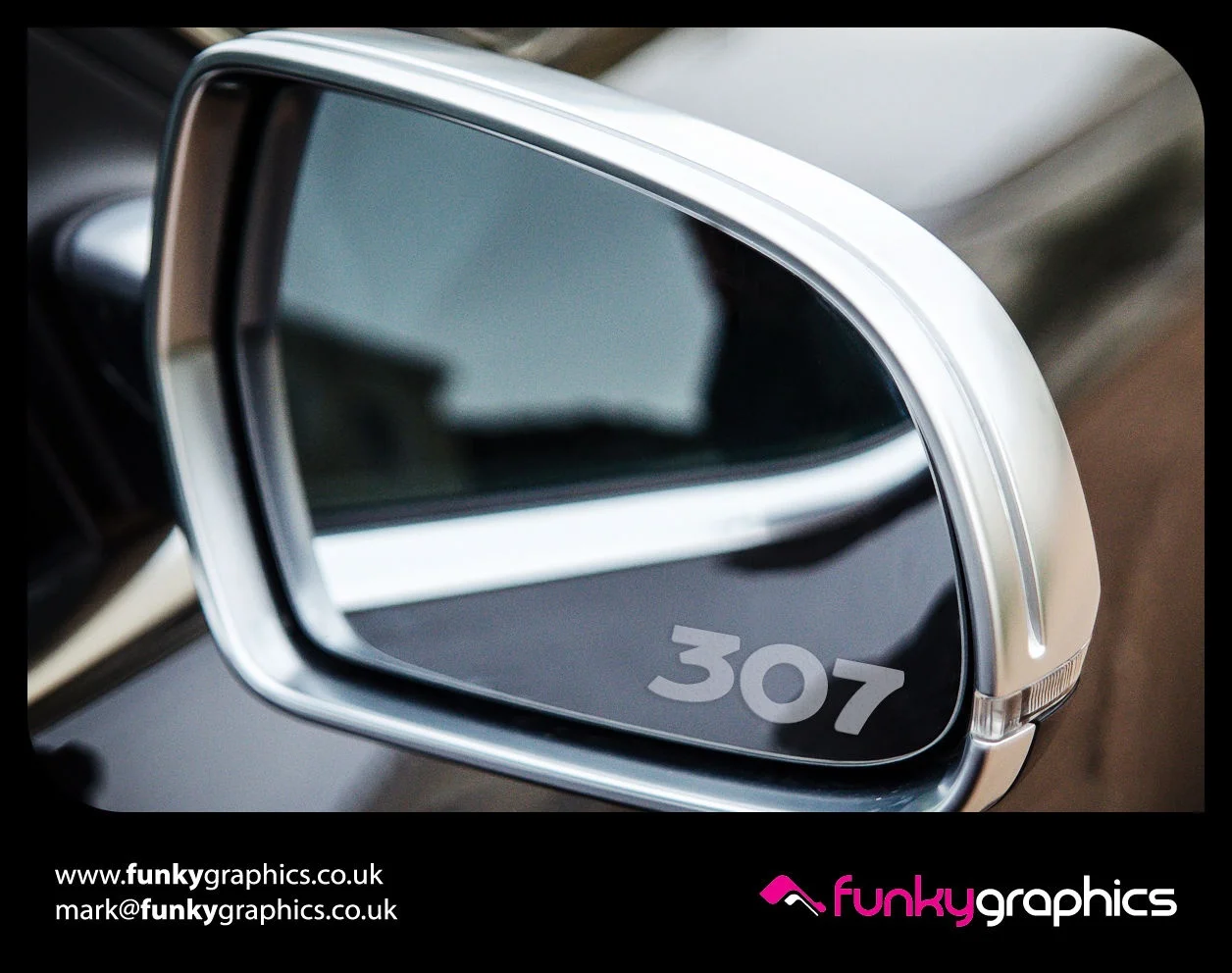 For (4Pcs) PEUGEOT 307 LOGO MIRROR DECALS STICKERS GRAPHICS VINYL | Автомобили и мотоциклы
