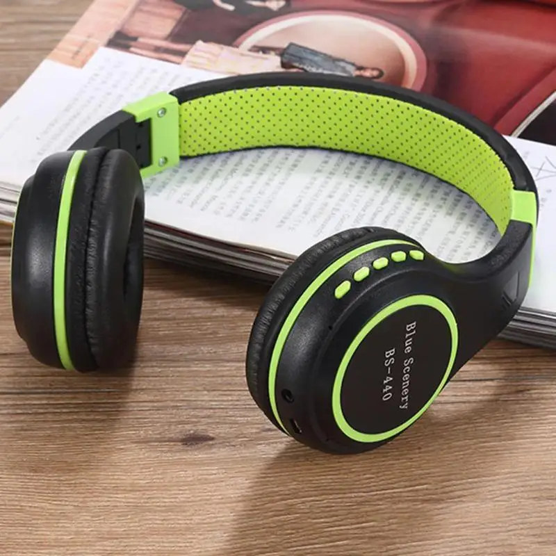 Новые беспроводные Bluetooth наушники складные супер стерео звук гарнитура с микрофоном Поддержка TF слот для карты FM радио