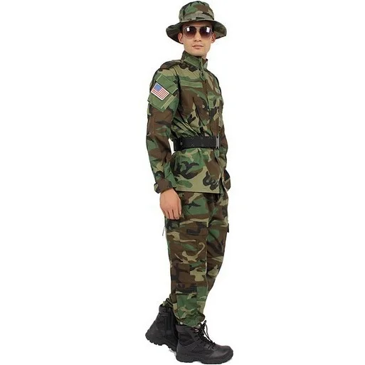 Jungle Camouflage Лесной цифровой Униформа CS Одежда рубашка+ брюки USMC цифровой камуфляж BDU Военная боевая одежда - Цвет: Jungle Camouflage