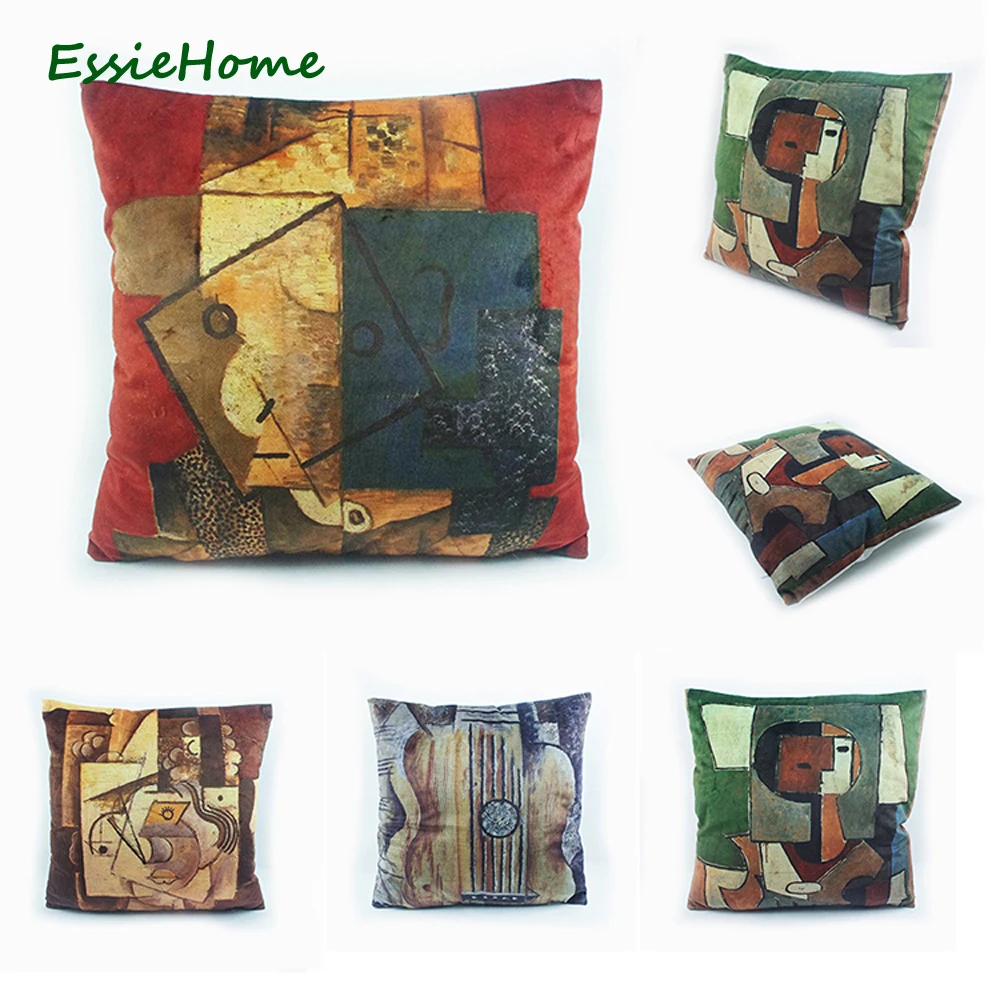 4 вида цветов в наличии цифровая печать Пикассо абстрактная масляная портретная