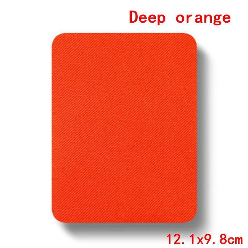 deep orange Prajna квадратный железный на нашивках джинсовая ткань наклейки DIY ремонт колено куртка одежда для футболок аксессуары 18 цветов - Color: deep orange