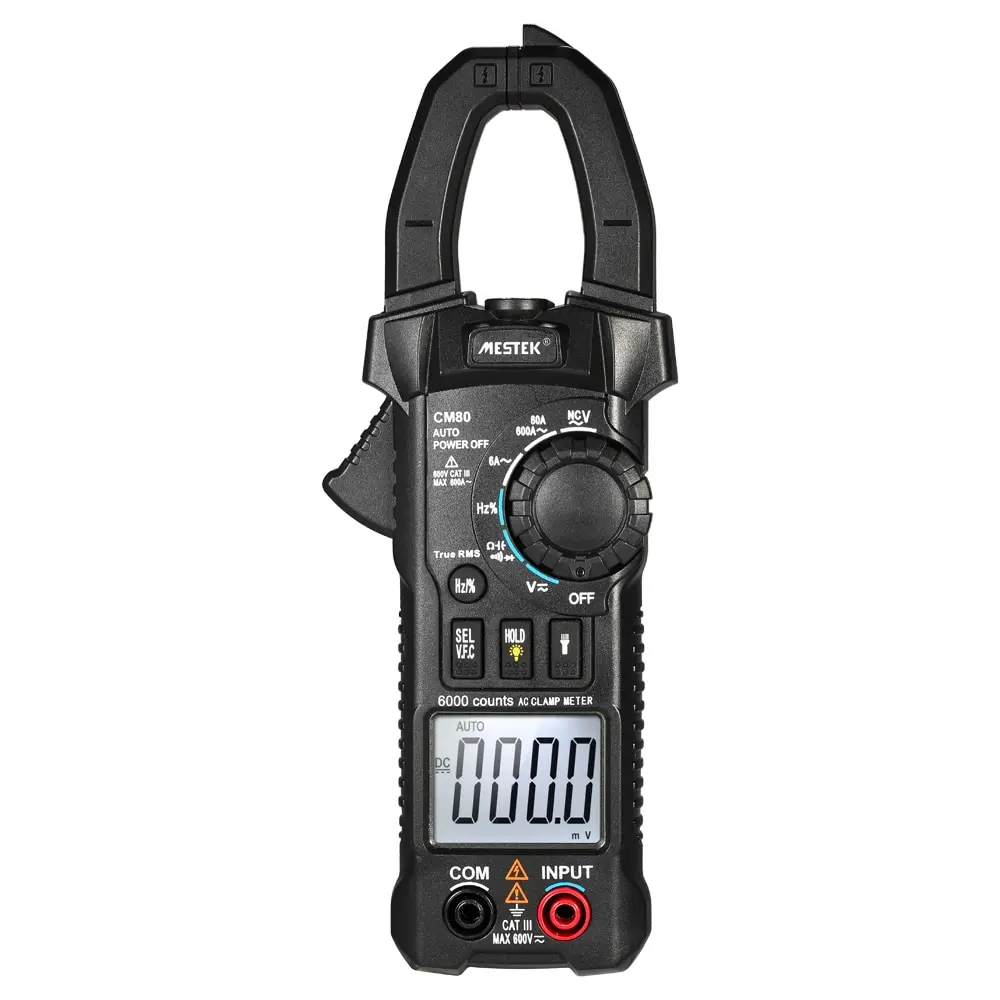MESTEK CM80 цифровой клещи истинный RMS ЖК мультиметр напряжение тока Емкость