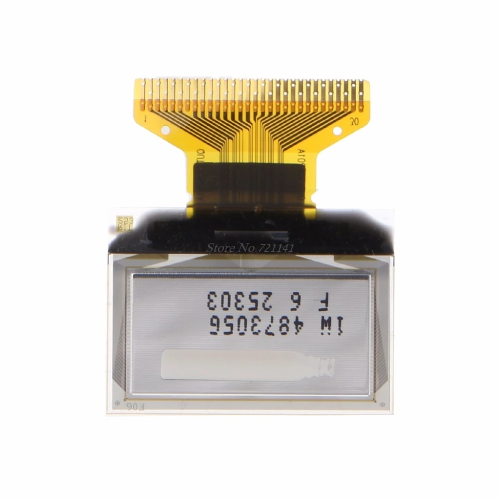 0 96 &quot30 Pin 128X64 OLED LCD белый дисплей модуль SPI серии SSD1306 Прямая поставка|Светодиодные