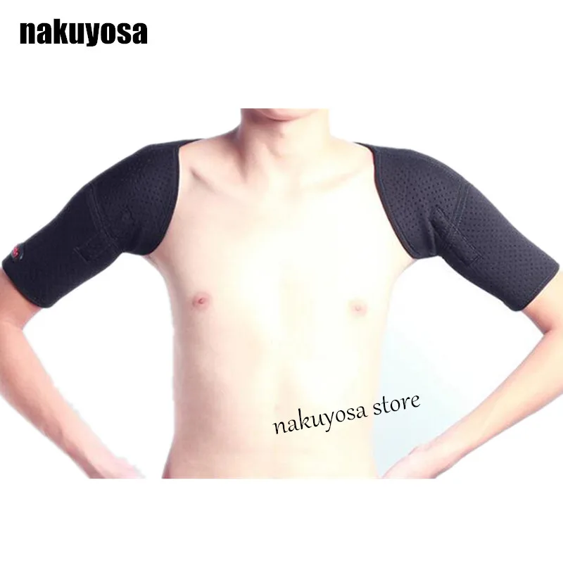 Дышащий Бандаж на два плеча спортивная защита от травм боли|double shoulder brace|sports