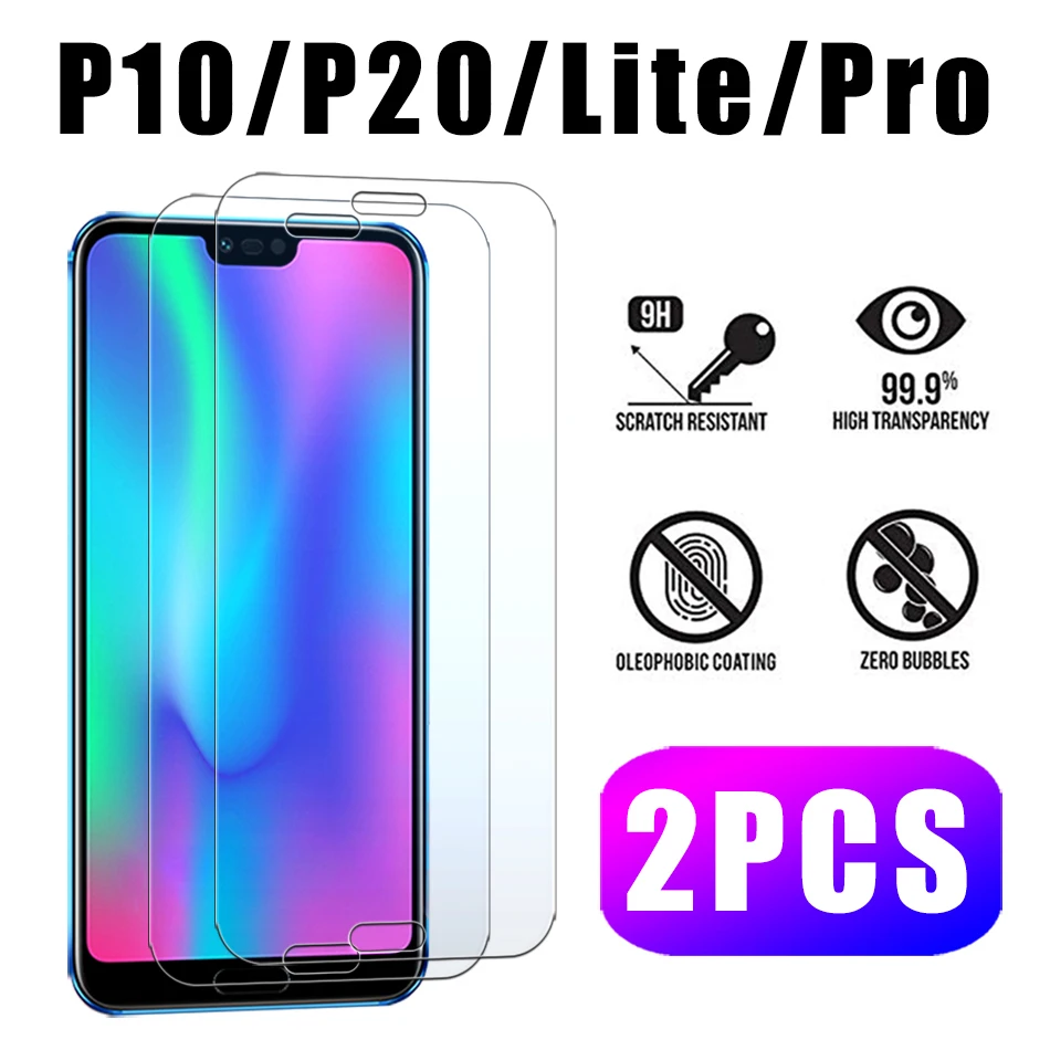 Защитная пленка для экрана Huawei P20 Lite P20Lite Pro P10 Plus P9 P8 Tempered Protection P20Pro 10 9 8 20P.