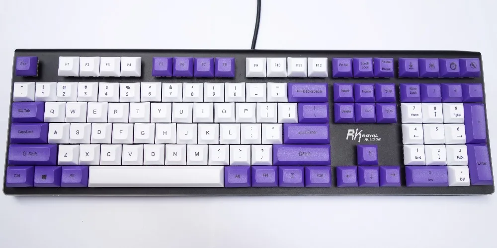 NPKC 108-key PBT краситель-сублимация Новинка колпачки DSA Keycaps ANSI Топ печать для Cherry MX Переключатель механический