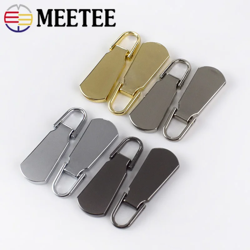 Meetee 5 шт. съемные # металлические застежки молнии для ремонта головок комплекты