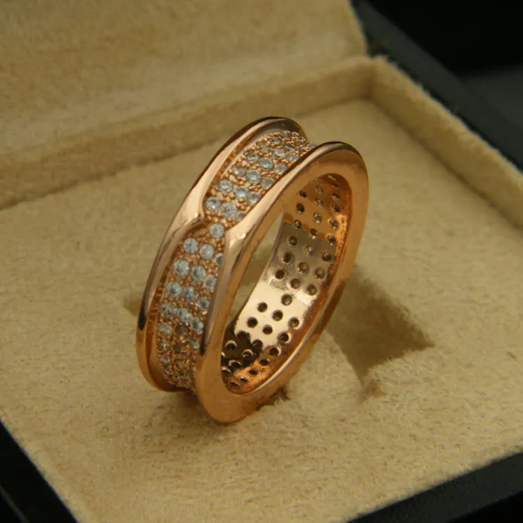 Большой Бренд Высокого Качества Дамы Из Нержавеющей Стали Кольцо Настройка