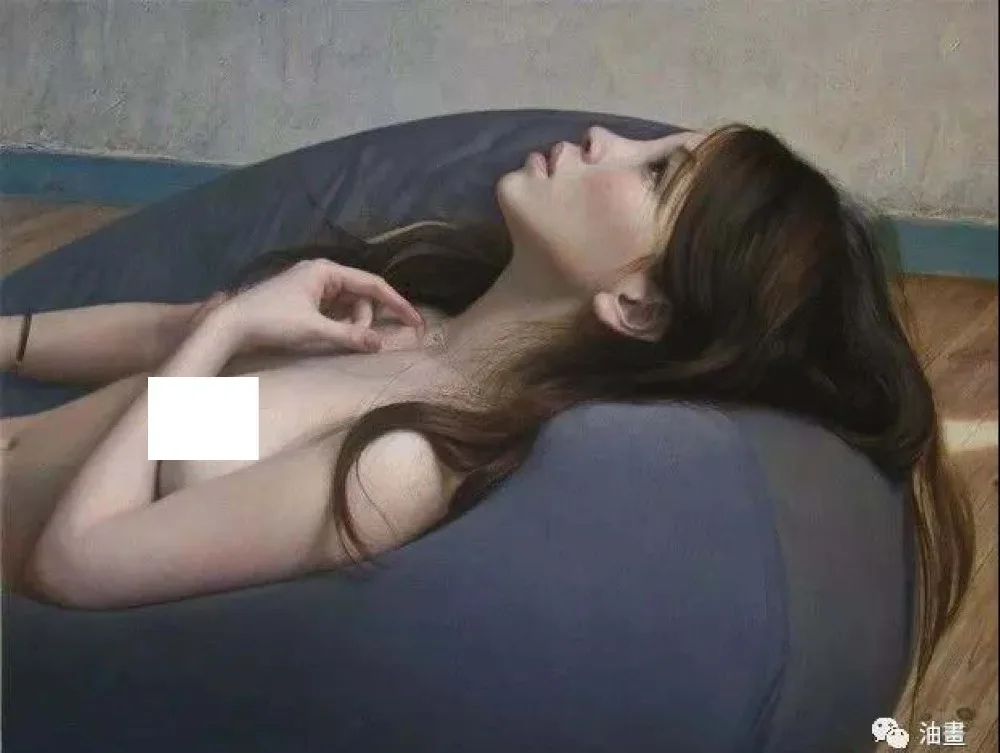 Японский масло художников НЮ голый красоты картины подарок домашний декор спрей