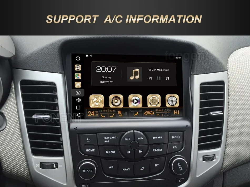 " Android 9,0 Автомобильный gps радио плеер для Chevrolet Cruze 2008-2011 с восьмиядерным процессором PX6 4 Гб+ 64 Гб Авто Стерео навигатор мультимедиа