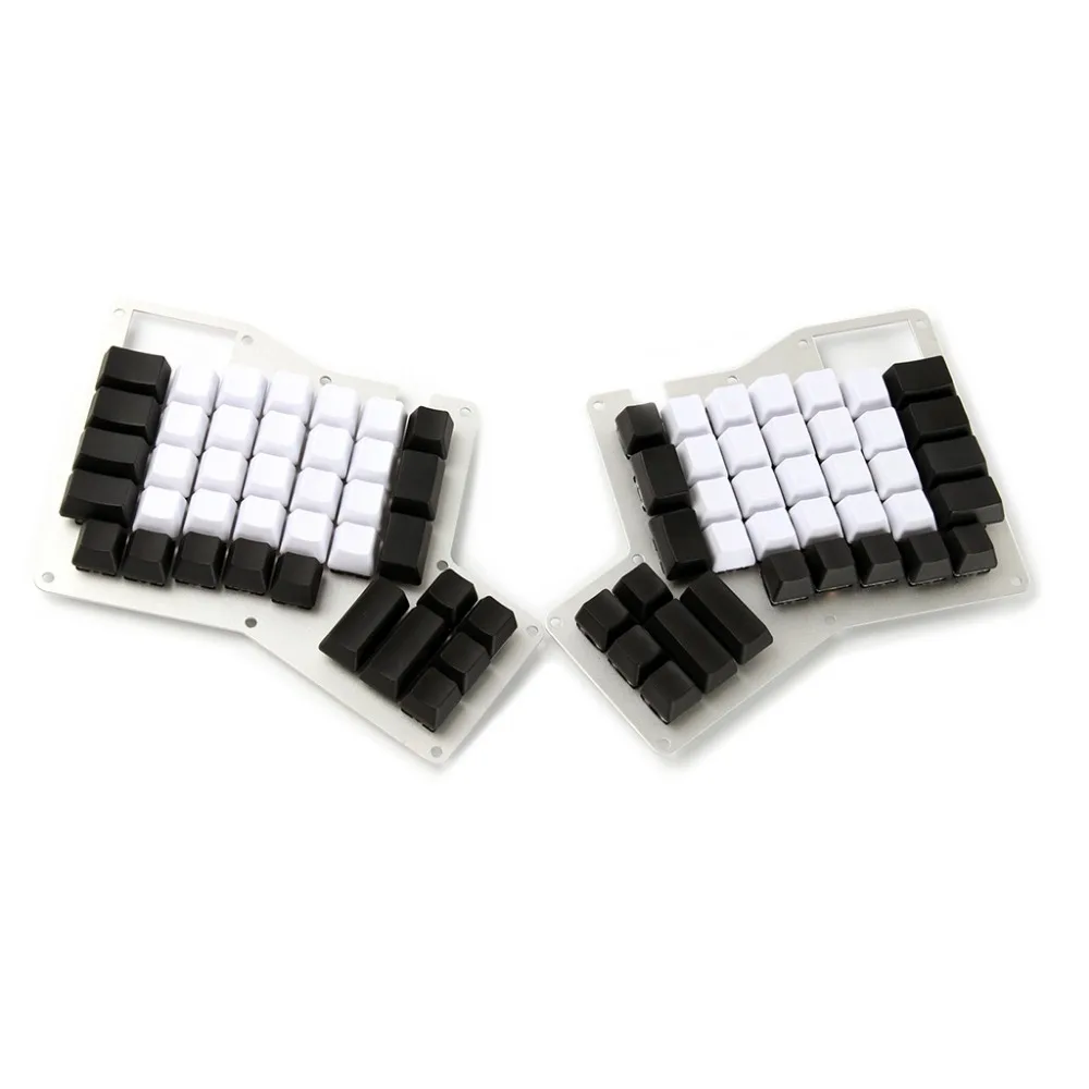 YMDK OEM профиль толстый PBT топ печати пустой Ergodox Keycap Набор для Ergo Ergodox клавиатура