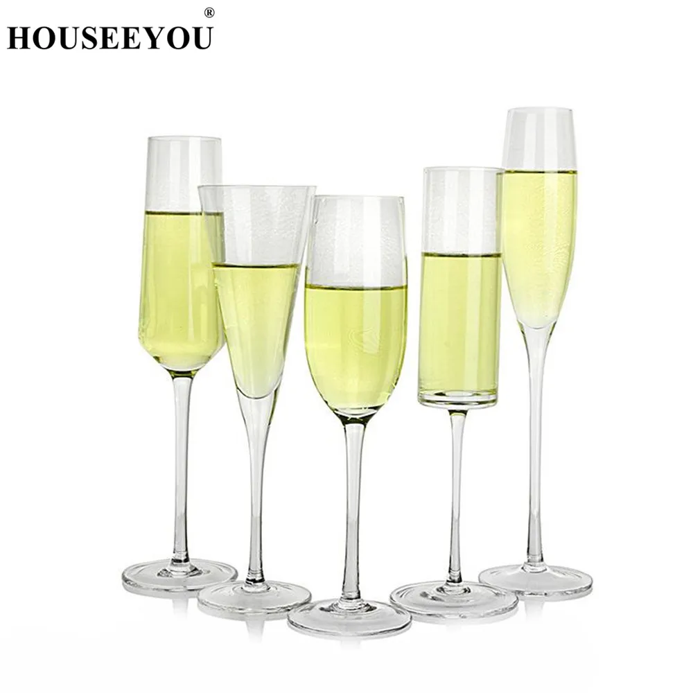 Бокал HOUSEEYOU для шампанского бокал вина Хрустальный бренди вечеринки свадьбы