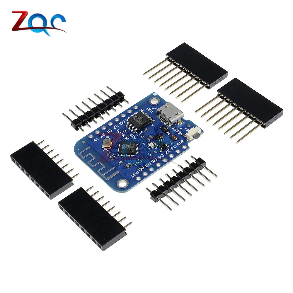 WeMos D1 mini V3.0.0 WIFI плата разработки Интернета вещей беспроводной ESP8266 CH340 4 Мб для Arduino