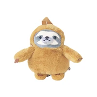 lovely sloth boy plush toy doll cuddle bear doll sloth shoulder bag children girlfriend and girlfriend birthday gift