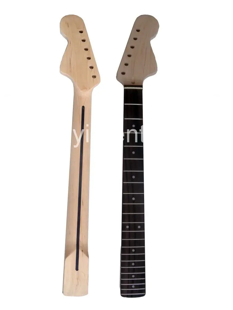 628 мм незавершенный Электрический гитарный гриф из красного дерева розового