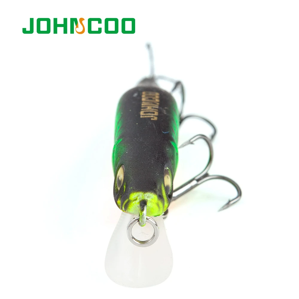 JOHNCOO 2018 жесткая приманка гольян 98 мм 9 8 г видение рыболовная супер дергающаяся