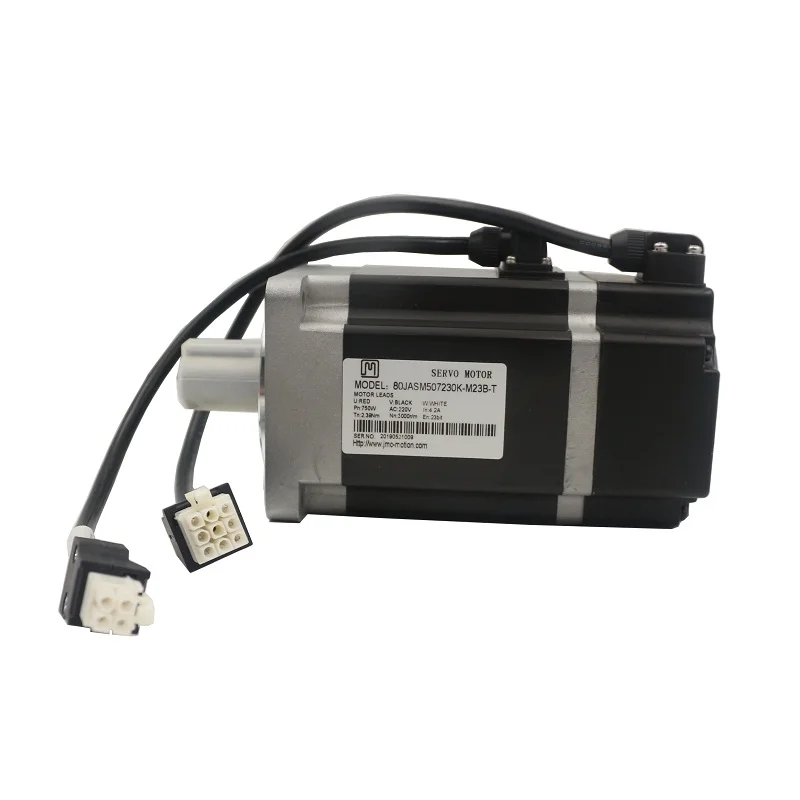 JMC 220V 750W 3000rpm 80mm JASM серводвигатель переменного тока