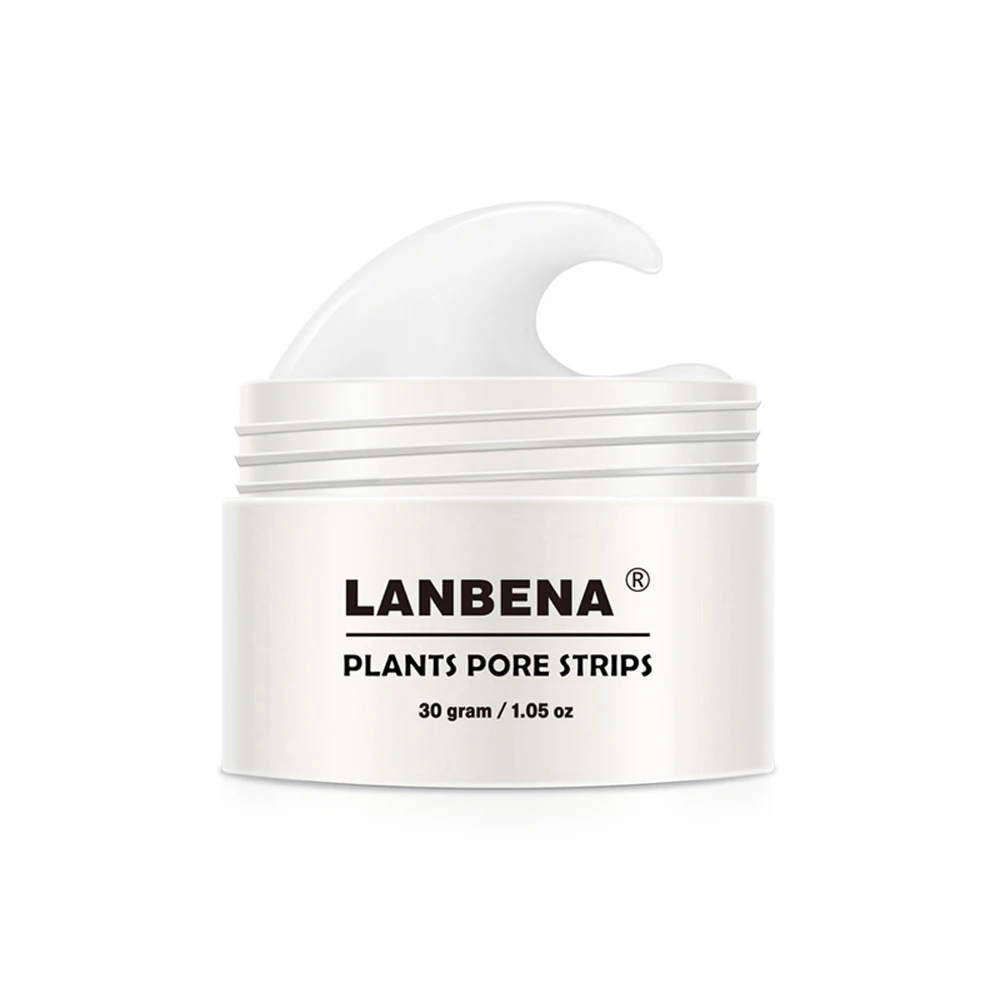 LANBENA отшелушивающая маска для удаления черных точек, маска для носа, пилинг, лечение акне, унисекс, средство для удаления черных точек, Глубокая чистка, полоска пор TSLM1 - Цвет: Белый