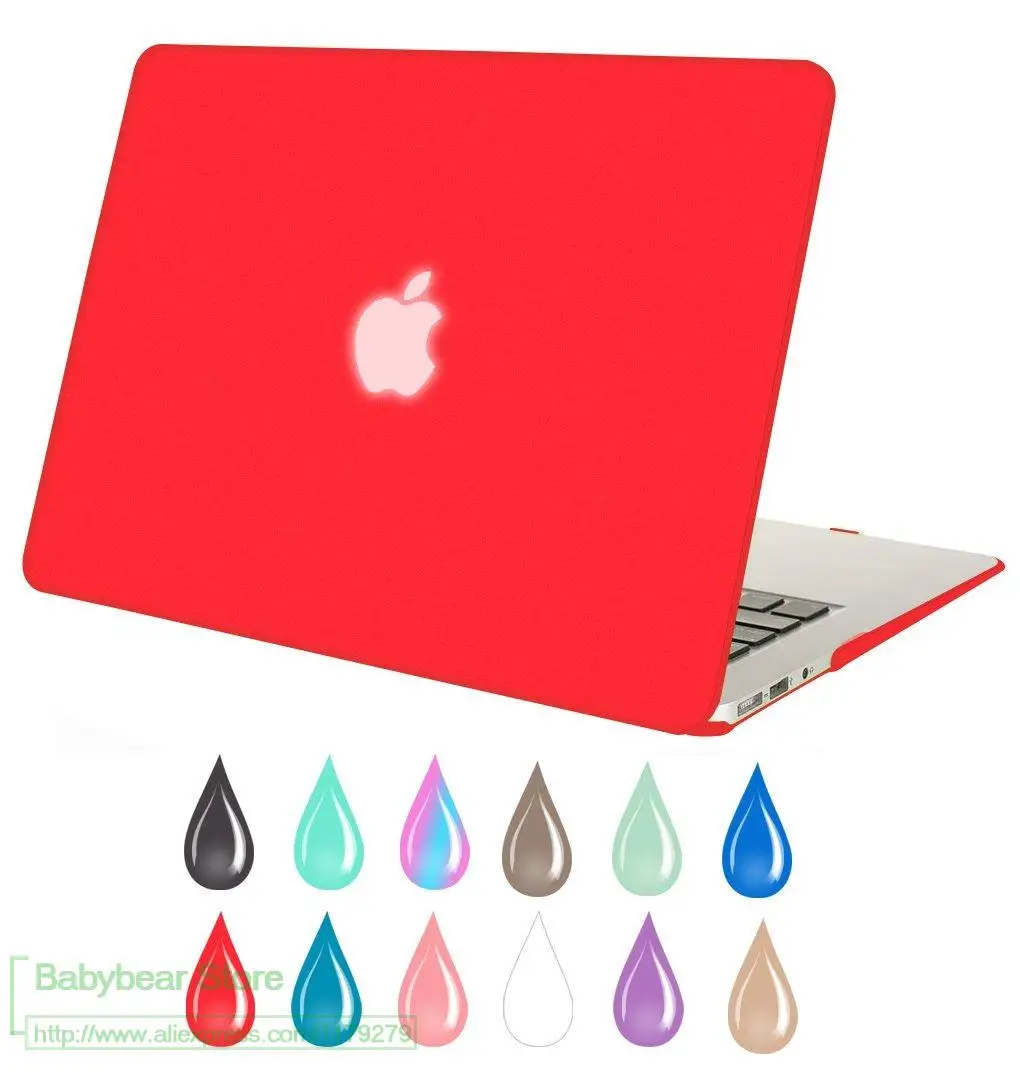 Матовый чехол для Apple macbook 11 12 13 15 Pro с сетчаткой протектор ноутбука Mac book Air 6 3 4