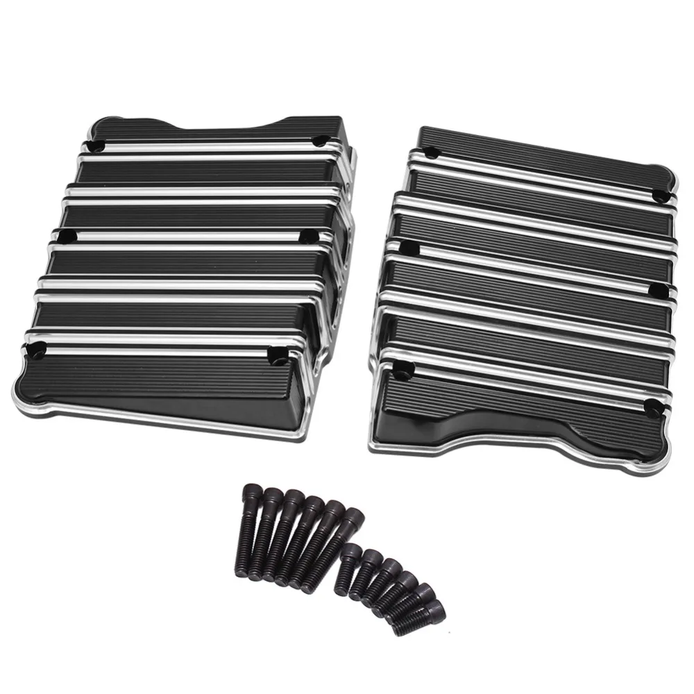 Новый комплект алюминиевых крышек для мотоцикла Cafe Racer подходит Harley Touring Electra Glide