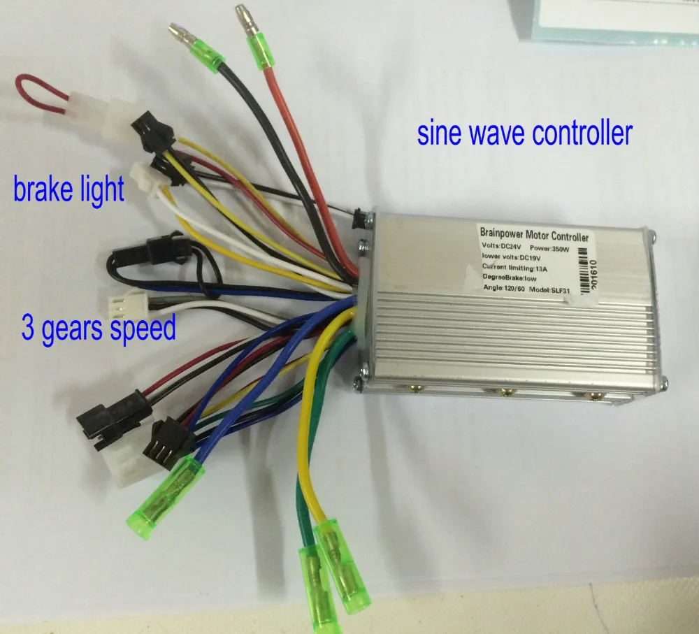 24v36v48v250w350w 6 Mosfet Sinewave BLDC моторный контроллер скутера Ebike Mtb трехколесный велосипед