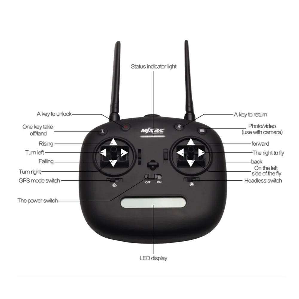 MJX Bugs 5W B5W бесщеточный двигатель GPS FPV RC Дрон Квадрокоптер с регулируемым 5G wifi 1080P