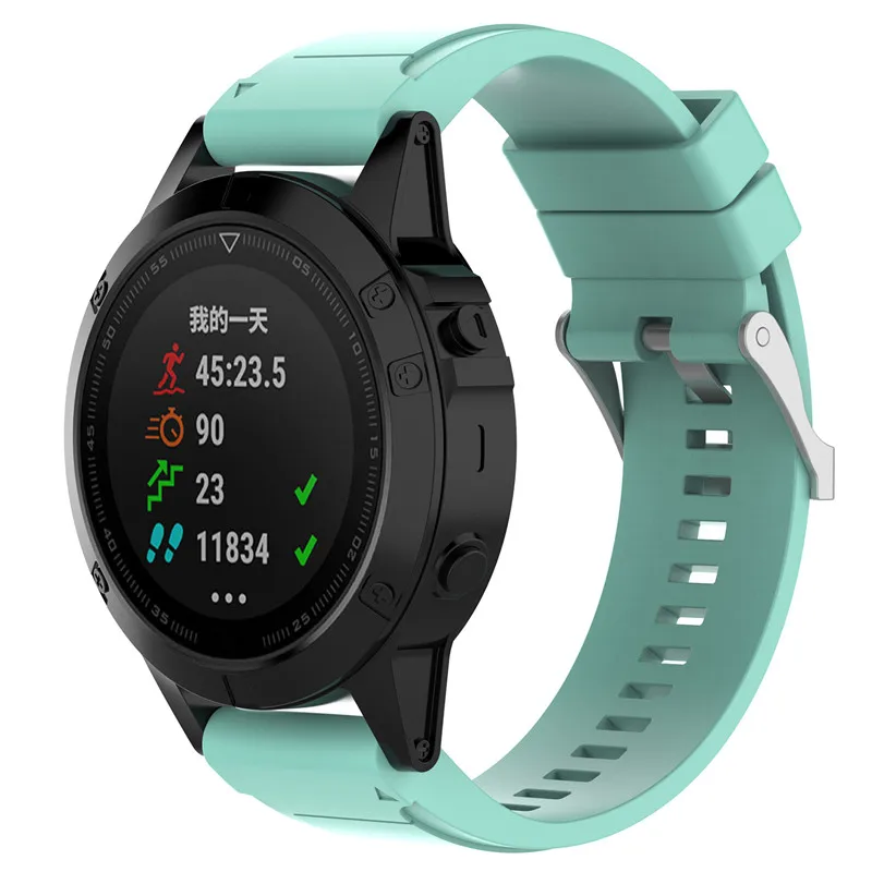 Силиконовый ремешок для умных часов 26 мм Garmin Fenix 5X GPS Fenix3 HR Quatix3|fenix3 band|garmin smart bandgarmin