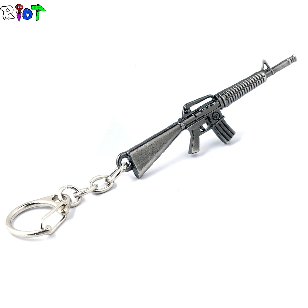 6 см CSGO AK 47 винтовочный пистолет модель оружия брелок с рисунком из игры CF Cross Fire Arms