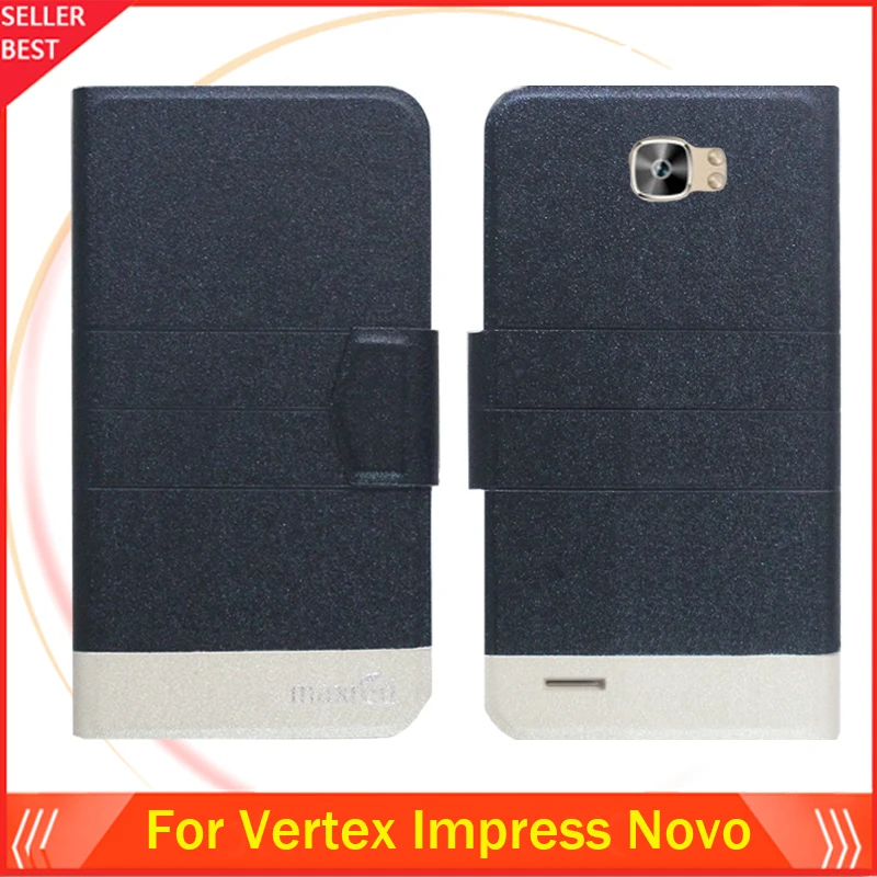 5 цветов Лидер продаж! Кожаный чехол Vertex Impress Novo для телефона роскошные полностью