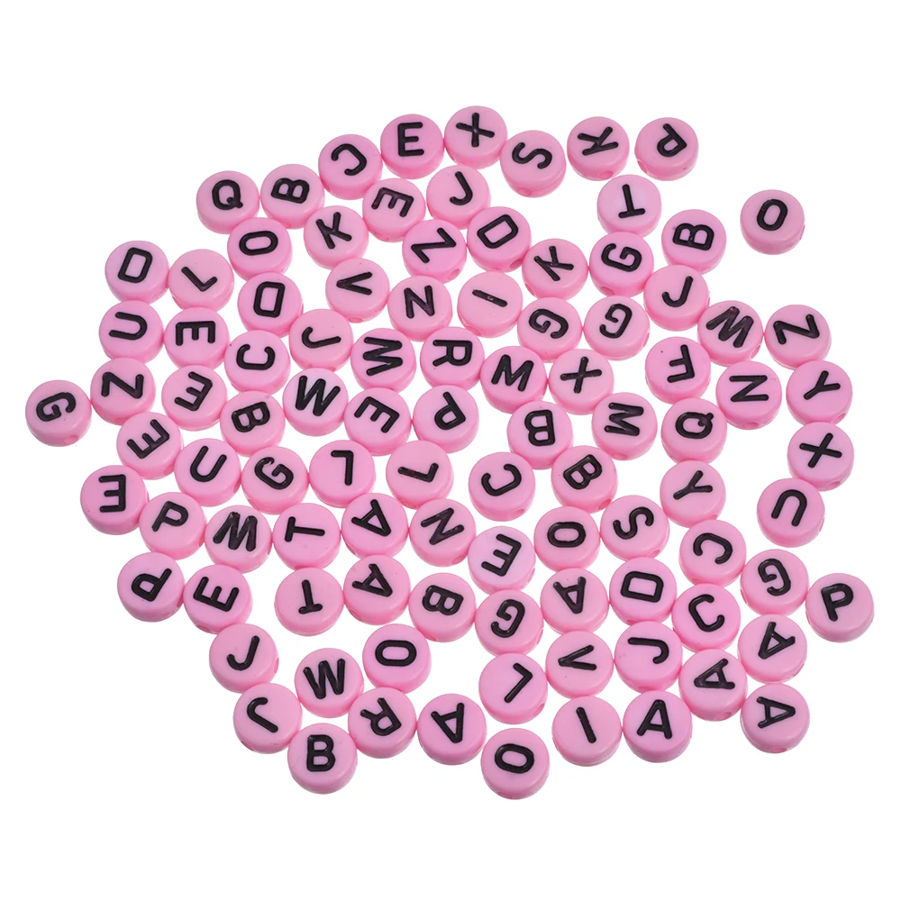 B176285 100pcs 6mm 100-500 шт разноцветные акриловые Круглые бусины-разделители для изготовления ювелирных изделий на цепочке аксессуары для рукоделия случайный микс - Цвет: B176285 100pcs 6mm
