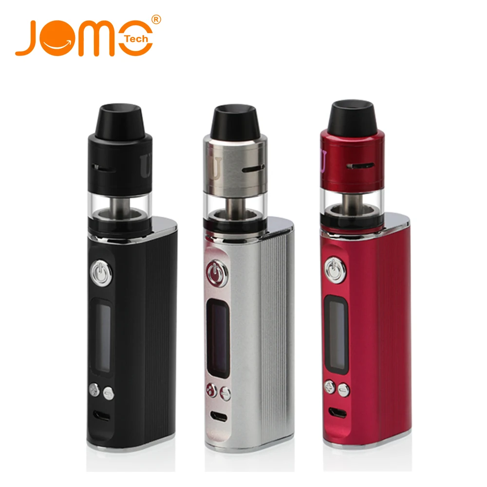 2600 мАч Siliver и Черный 80 Вт VTC Box Mod Джомо Ультра Электронных сигареты Комплекты с RDTA