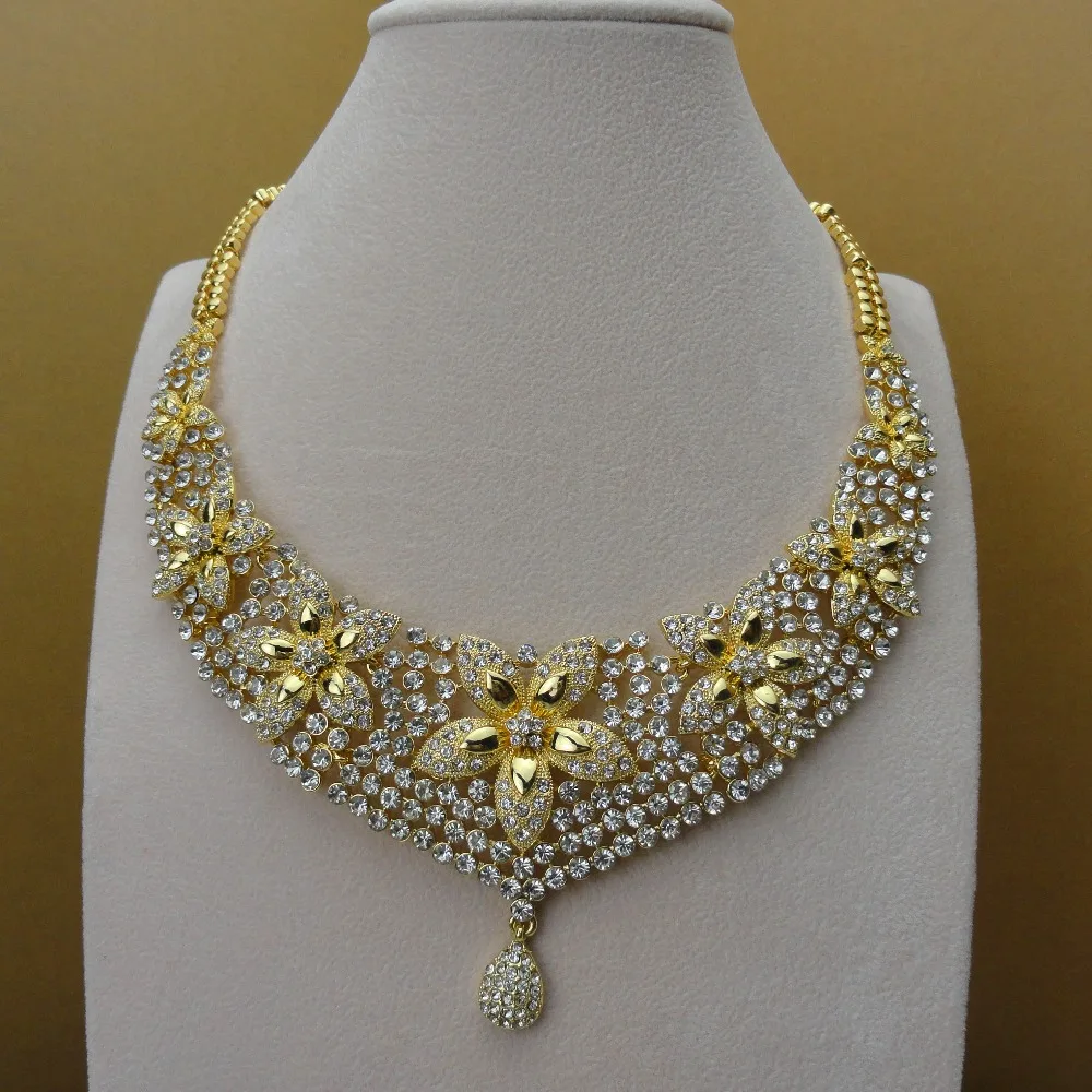 YUMINGLAI 2019 High Quality Luxury African Lady Costume Dubai Flower Jewelry Sets FHK5770 | Украшения и аксессуары