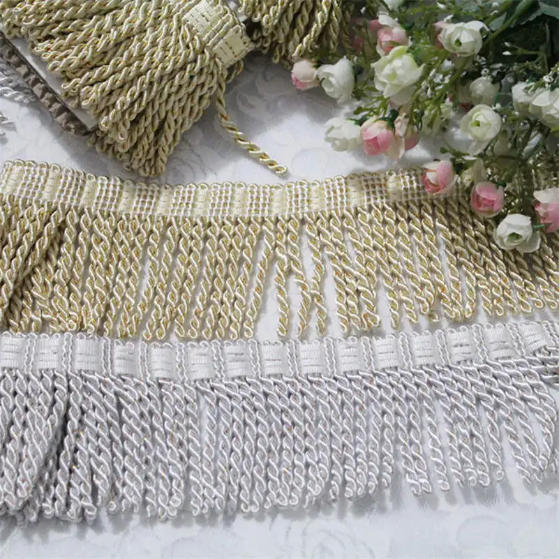 

11 Meter Assorted Fringe Tassel Trim Upholstery Curtain Lamp Trimmings Bag Costume