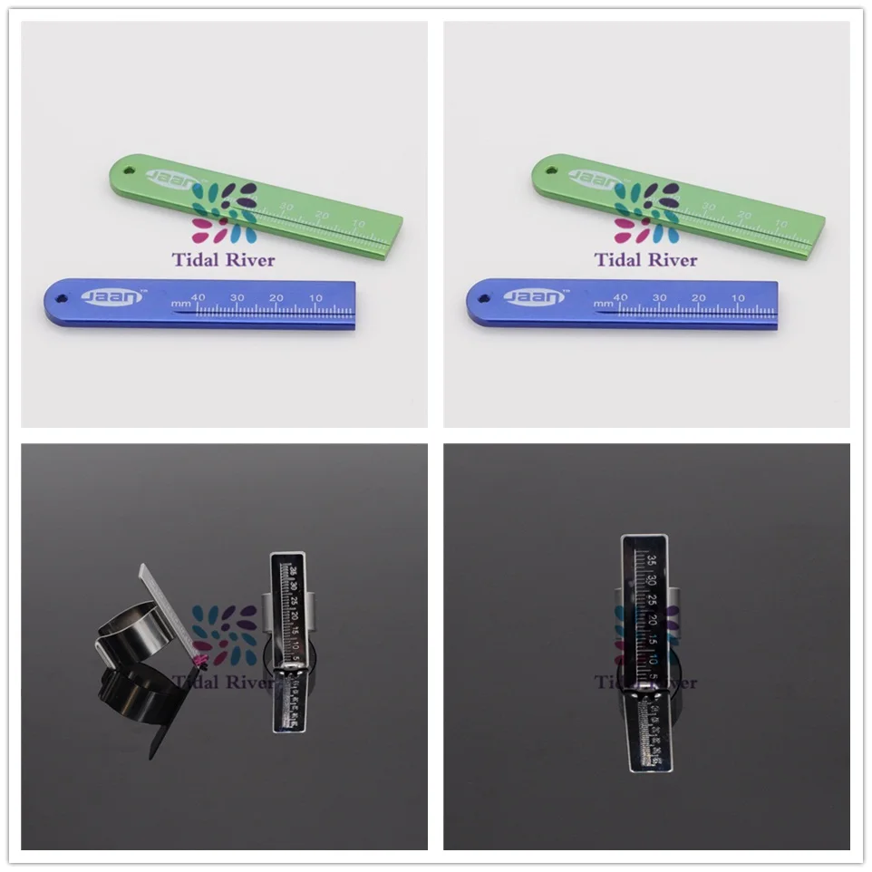 Стоматологическая 2 пальчиковая эндодонтическая линейка и линейки