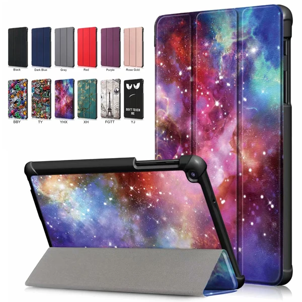 Слим 3-в сложенном виде чехол из искусственной кожи для samsung Galaxy Tab A 8,0 дюймов S-ручка чехол на магните для samsung Tab SM-P200 SM-P205 Капа