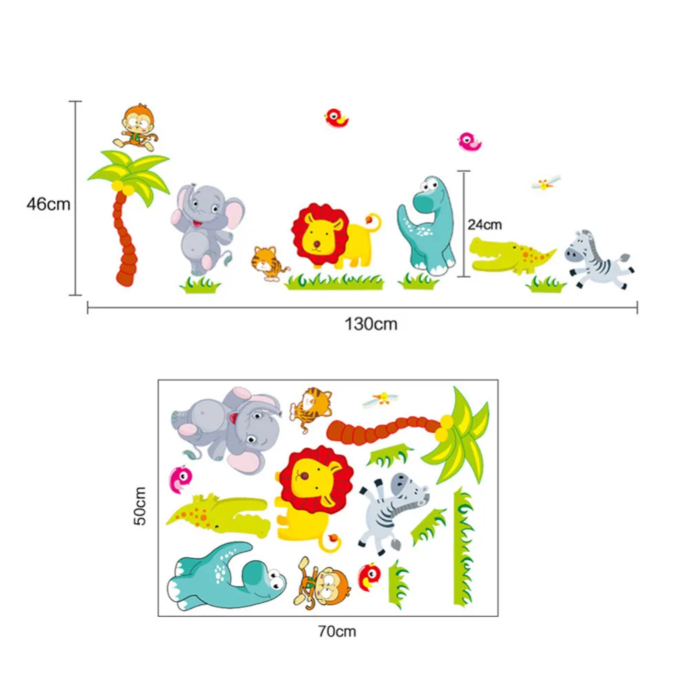Виниловые 3D обои в виде джунглей диких животных сделай сам винтажные настенные