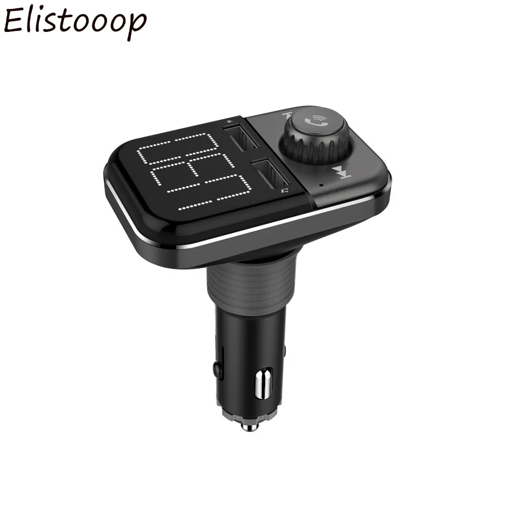 New Car Kit Bluetooth--compatible FM Transmitter Radio Receiver Adapter Modulator MP3 Player Hand-free USB TF Card Charger | Автомобили и