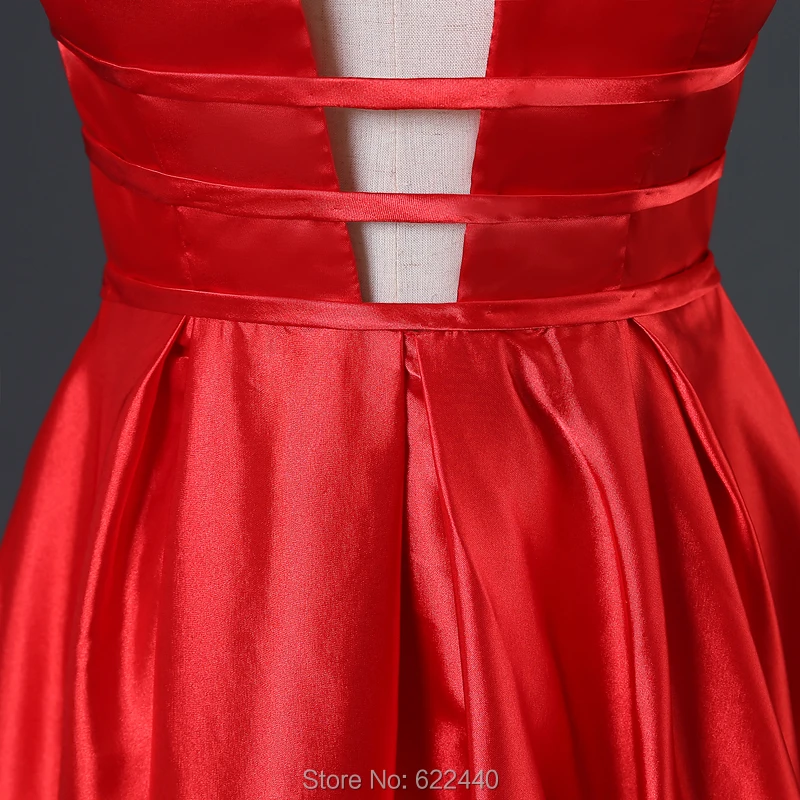 Сексуальное красное вечернее платье с глубоким v образным вырезом длинное для