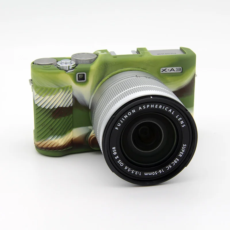 Силиконовый резиновый чехол для камеры съемный защитный Fujifilm XA2 XA1XM1 XA3 XA10 XA5 XT10 XT20 |