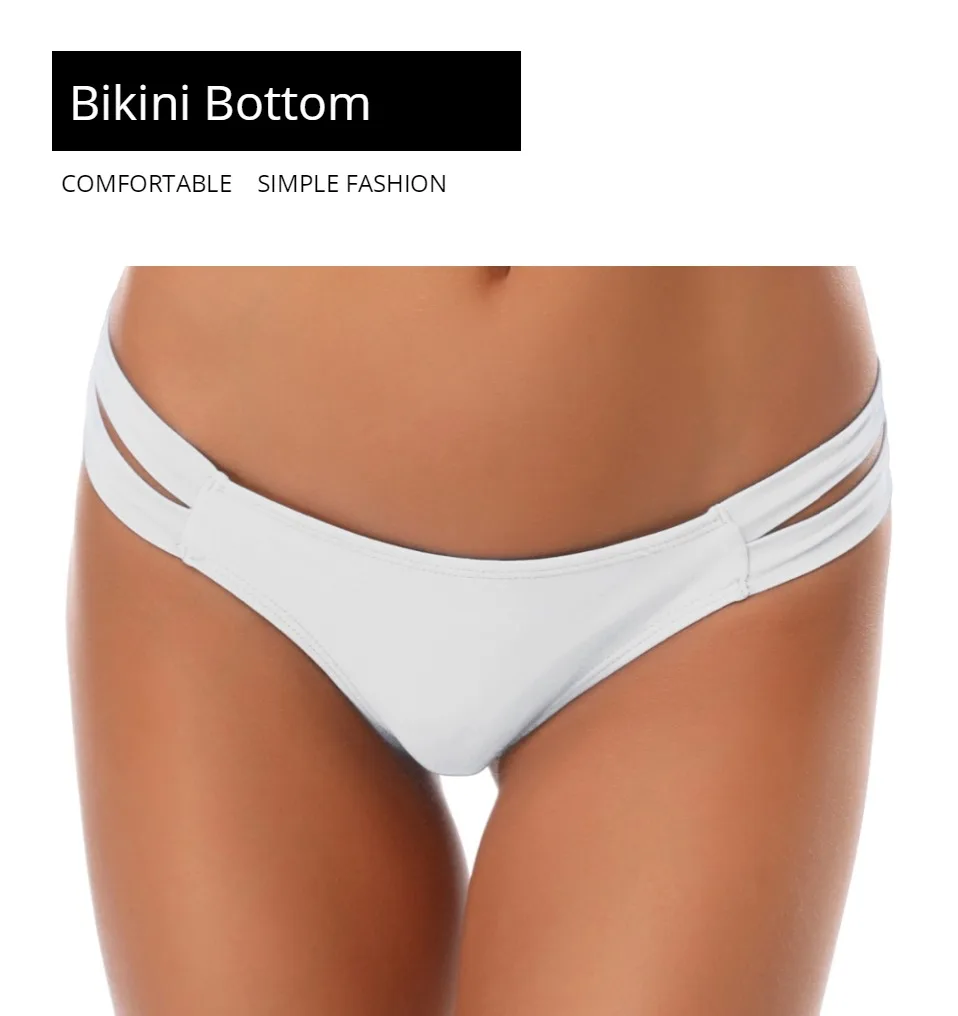 SHEKINI Cheeky Бикини Низ Strappy низкая посадка бразильские стринги шорты для плавания для женщин