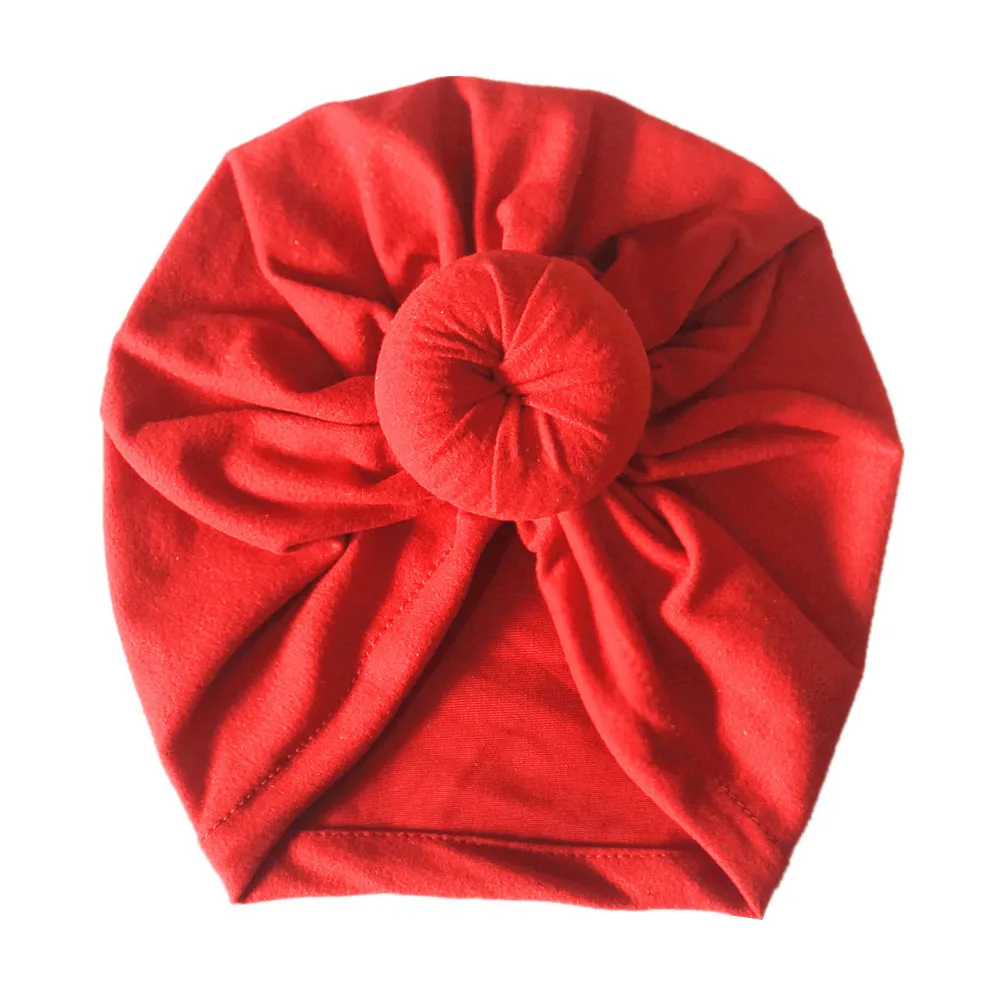 Newborn Photography Props Accessories New Born Baby Hat Turban Kids Boy Hats Toddler Girl Bonnet Winter Beanie Spring Nylon - Color: 7