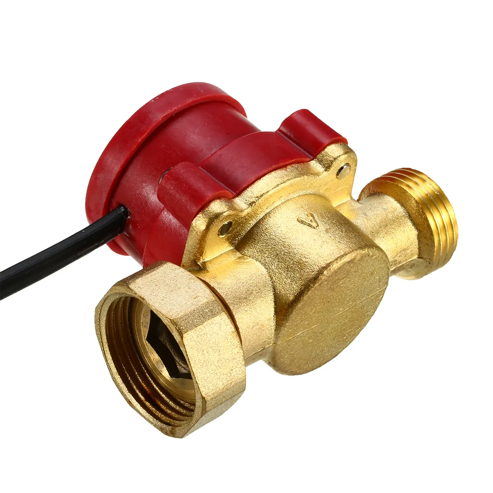 

1pc AC 220V 120W Water Flow Sensor Durable Male Thread Connector Circulation Pump Water Flow Pressure Switch