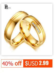 Пара обручальных колец мужские кольца золотого цвета Alliance anillos anel bague Promise Love обручальные кольца для женщин День святого Валентина