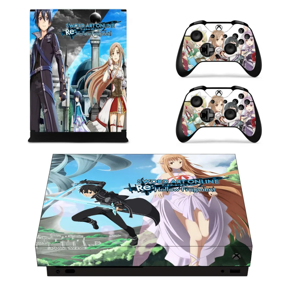 Обувь для вечеринки в Стиле косплей Sword Art Online (SAO) кожи Стикеры наклейка Xbox One X Slim