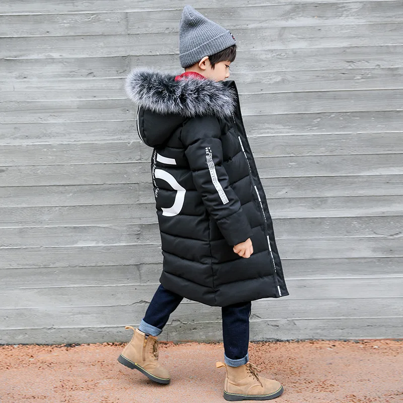Winter Thicken Windproof Warm Kids Coat Waterproof Children Outerwear Kids Clothes Boys Jackets For 3-12 Years Old